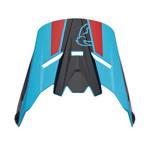Road Protection Helmet Visors: HELMET VISOR KIT S25Y THOR MX SECTOR SPLIT MIPS BLUE BLACK