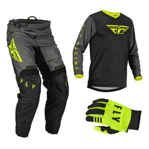 Fly Racing 1: Fly F16 Black/Grey/Hi-Vis 2023 Combo