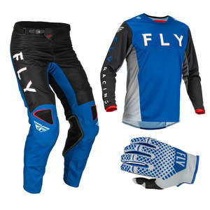 Fly Racing 1: Fly Kinetic Kore Blue/Black 2023 Combo