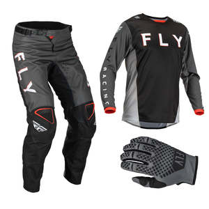 Fly Racing 1: Fly Kinetic Kore Black/Grey 2023 Combo