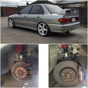Products: Mitsubishi Evo 1-3 Big Brake Kit Manon Racing