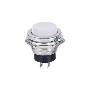 Products: Round Momentary Switch White
