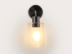 Wall Lights: Fergus Wall Light with Indie Small Glass Shade