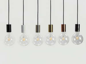 Lighting Accessories: Fergus Bare Bulb Pendant