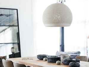 Pott Lighting 1: POTT 60cm SpongeUp Clay Pendant