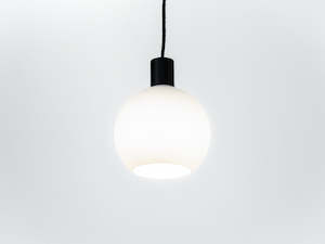 Apothecary 20cm Round Opal Glass Fergus Pendant