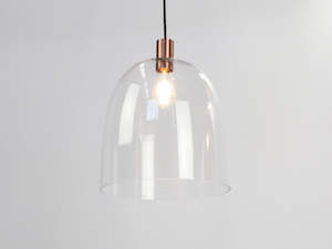 Classic: 35cm Glass Cloche Fergus Pendant