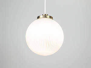 Classic: Alfie 30cm Opal Glass Pendant