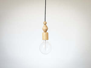 End Of Line: Wooden Boho Pendant