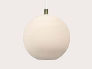 New Product: Apothecary 50cm Round Opal Glass Fergus Pendant