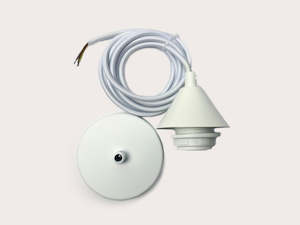 Angled Lamp Holder Pendant Set