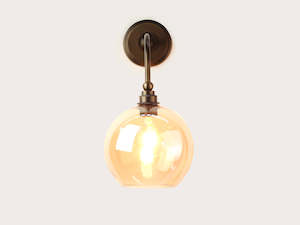 New Product: Arthur Long Arm Wall Light with 20cm Apothecary Round Glass Shade