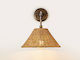 Arthur Long Arm Wall Light with Calais Rattan Shade