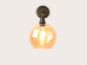 New Product: Arthur Short Arm Wall Light with 20cm Apothecary Round Glass Shade