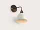 Arthur Short Arm Wall Light with Metal Cloche