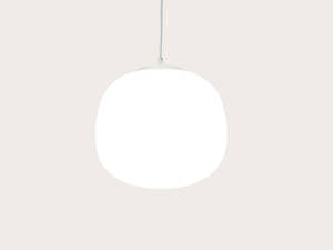 Pendant Lighting: The Gang - Ollie Medium Opal Glass Pendant