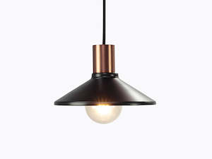 Pendant Lighting: 22cm Metal Shade Fergus Pendant