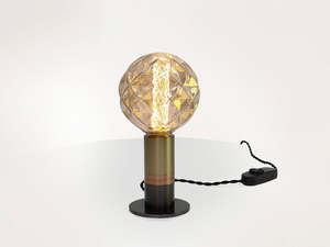 Fergie B Metal Table Lamp - Brushed Gold