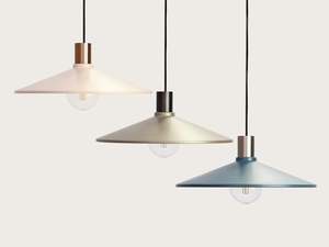 New Product: Coloured 40cm Metal Shade Fergus Pendant - LIMITED EDITION