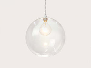 New Product: 40cm Apothecary Round Glass Arthur Pendant