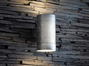 Kaikoura Outdoor Up & Down Light - Galvanised - IP44 rated