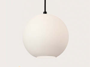 Apothecary 50cm Round Opal Glass Fergus Rodded Pendant