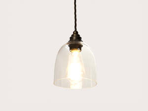 14cm Glass Cloche Arthur Pendant