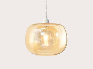 New Product: Hikari Amber Glass Arthur Pendant