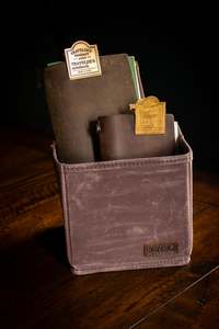 Pencil Cases: Canvas Cubby - Cocoa