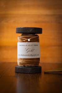 Fine Stationery: Velvet Ribbon Spool