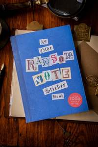 Art Supplies: Ye Olde Ransom Note Sticker Book