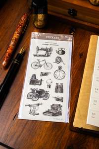 Vintage Invention Stickers