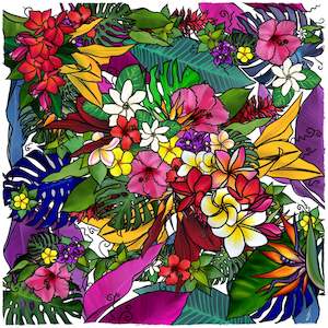 Polyswaddles: (RAROTONGA STOCK) PolySwaddle - 'Color Me Pretty' Tropicana