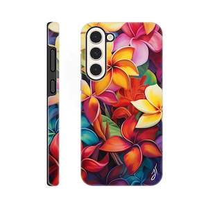 Phone Cases: Tough case - Frangipani - For Samsung Galaxy