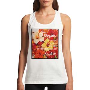 Performance Womens Tank Top - Smash it - PERSONALIZED