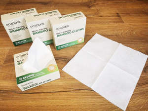 Sustainable: Reusable bamboo cloths