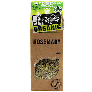 Herbs Spices: Mrs Rogers ECO Organic Rosemary 20g