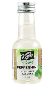 Salt Pepper: Mrs Rogers Natural Flavoured Essence Peppermint 38ml