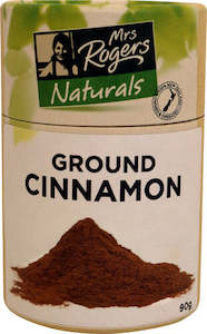 Salt Pepper: Mrs Rogers Naturals Ground Cinnamon Canister 90g