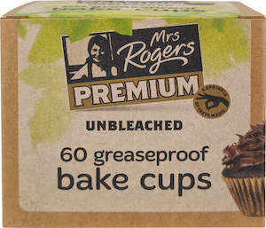 Spice Blends: Mrs Rogers Premium Bakecups Unbleached 60