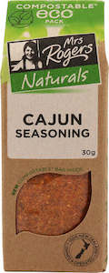 Seasonings: Mrs Rogers ECO Naturals  Cajun Seasoning 30g