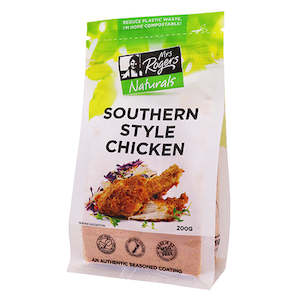 Crumbs Coatings: Mrs Rogers Naturals Southern Style Chicken Coating 200g