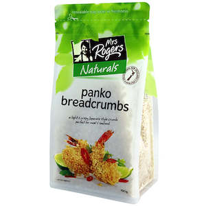 Crumbs Coatings: Mrs Rogers Naturals Panko Breadcrumbs 190g