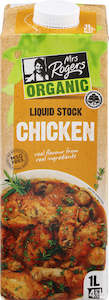 Mrs Rogers Organic Chicken Liquid Stock 1l