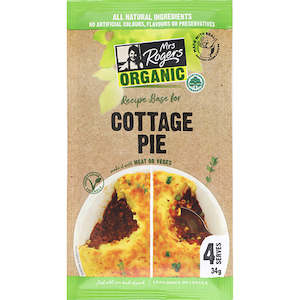 Mrs Rogers Organic Recipe Base Cottage Pie 34g
