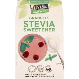 Baking Ingredients: Mrs Rogers Stevia Sweetener Granules 220g