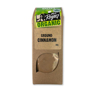 Mrs Rogers ECO Organic Ground Cinnamon 30g