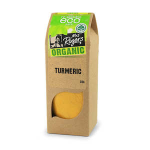 Organic Herbs Spices: Mrs Rogers ECO Organic Turmeric 35g