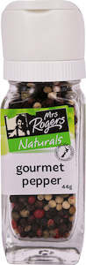 Small Grinder: Mrs Rogers Naturals Gourmet Peppercorns Grinder 44g