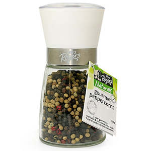 Medium Grinder: Mrs Rogers Naturals Medium Gourmet Peppercorns Grinder  80g